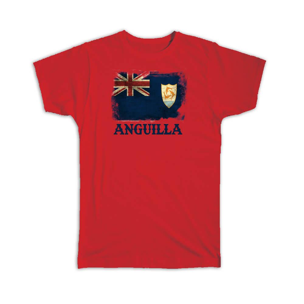 Gift T-Shirt : Anguilla Anguillan Flag North America Country Souvenir Pride