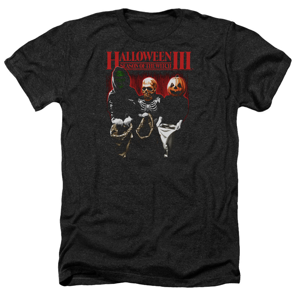 Halloween Heather T-Shirt Trick or Treat Black Tee