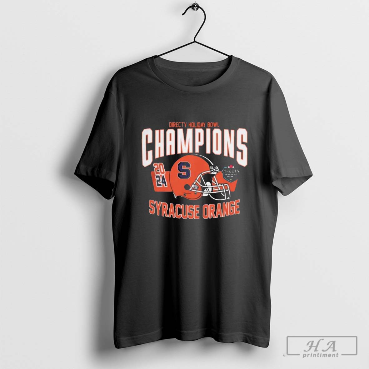 Syracuse Orange Directv Holiday Bowl Champions 2024 Helmet T Shirts