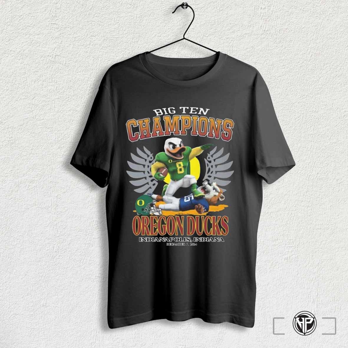 Big Ten Champions Ncaa Oregon Ducks 2024 Mascot Shirt