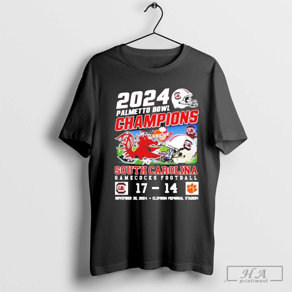 South Carolina Gamecocks 2024 Palmetto Bowl Champions Clemson Tigers shirt
