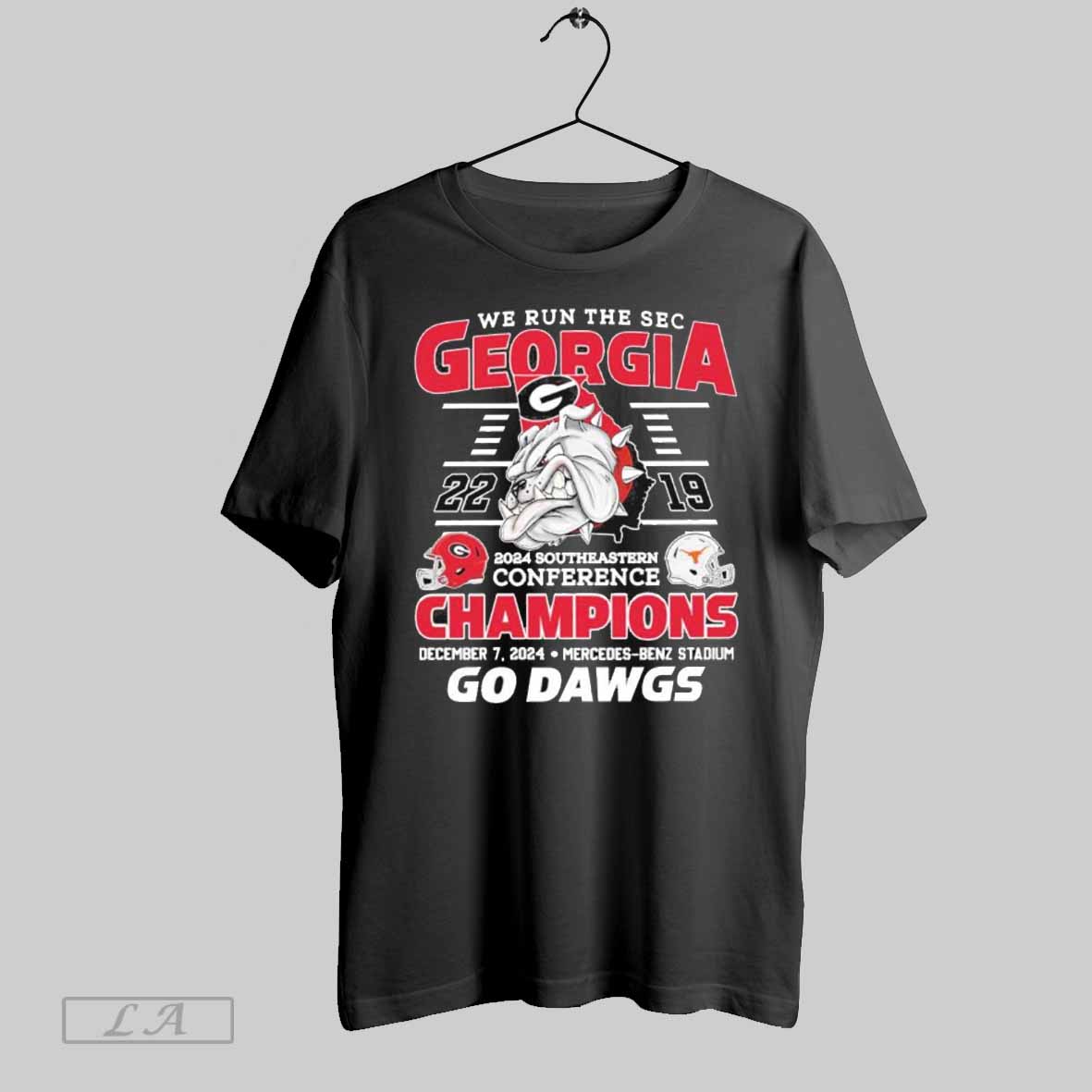 Official We Run The Sec Georgia Champions Go Dawgs 2024 Shirt