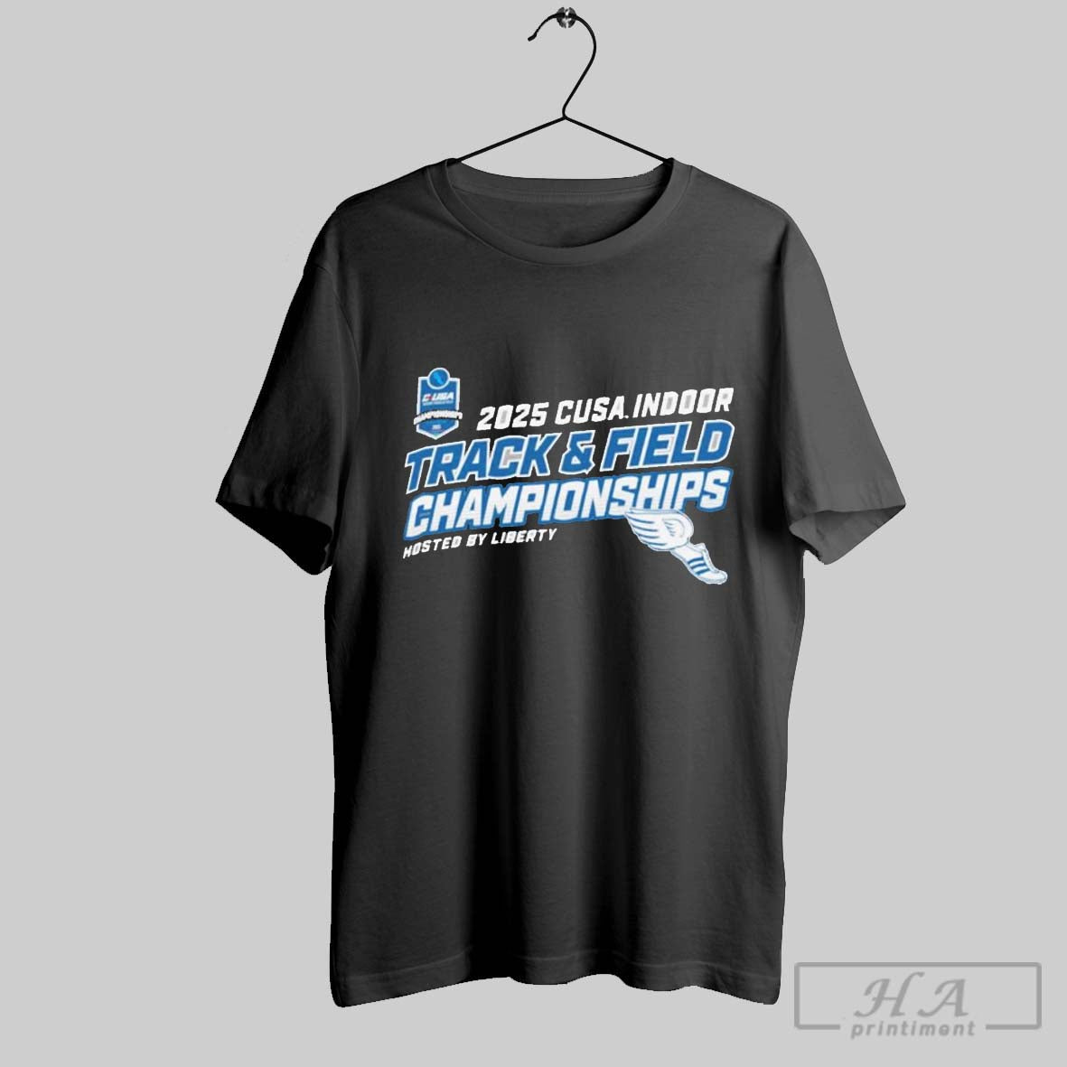 2025 Conference Usa Indoor Track Field Championship Hosted By Liberty T Shirt