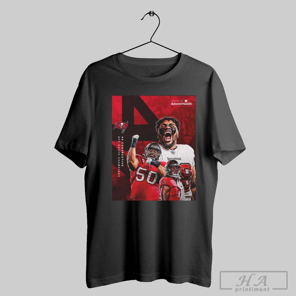 Tampa Bay Buccaneers 4x Consecutive Nfc South Champions Shirt