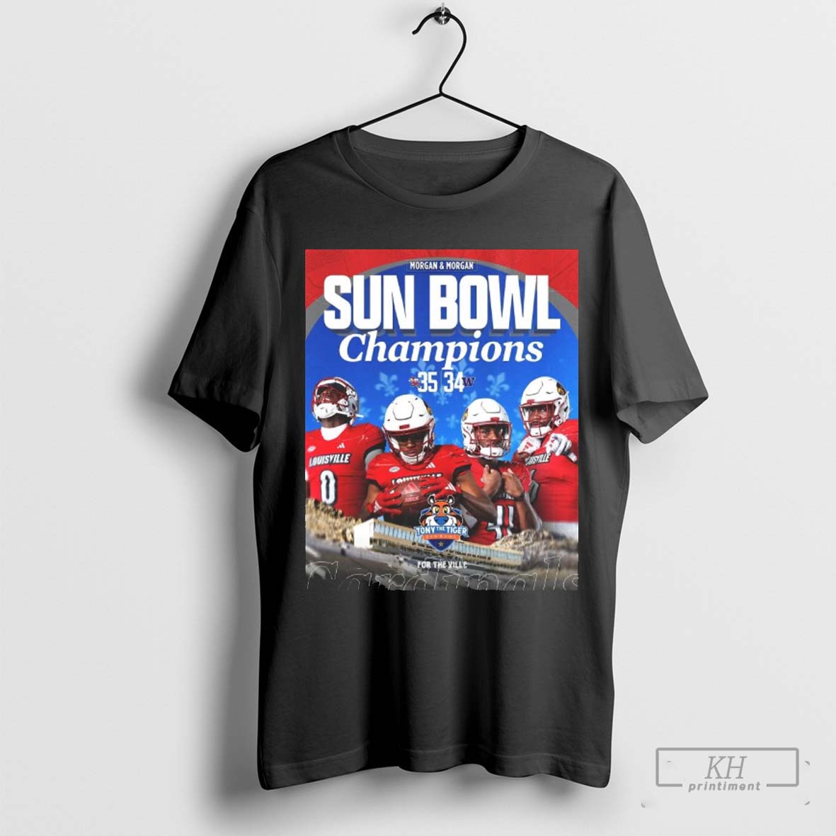 Official Sun Bowl Champions Louisville Cardinals Win Washington Huskies Final Score 35 34 Poster T Shirt T Shirt Sweatshirt Cutom Poster Coffee Mugs O