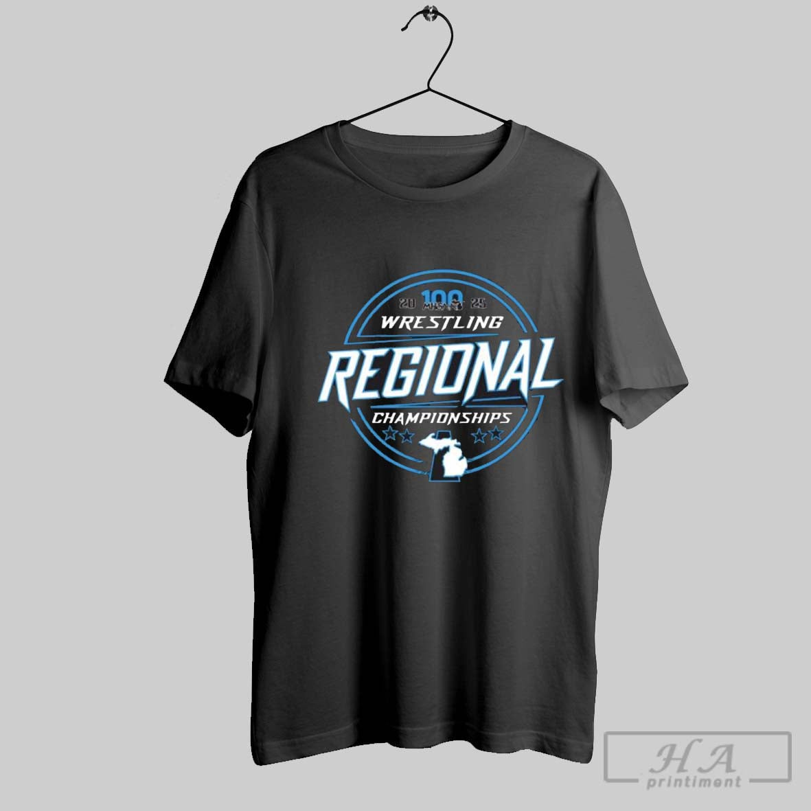 2025 Mhsaa Wrestling Regional Championships Shirt