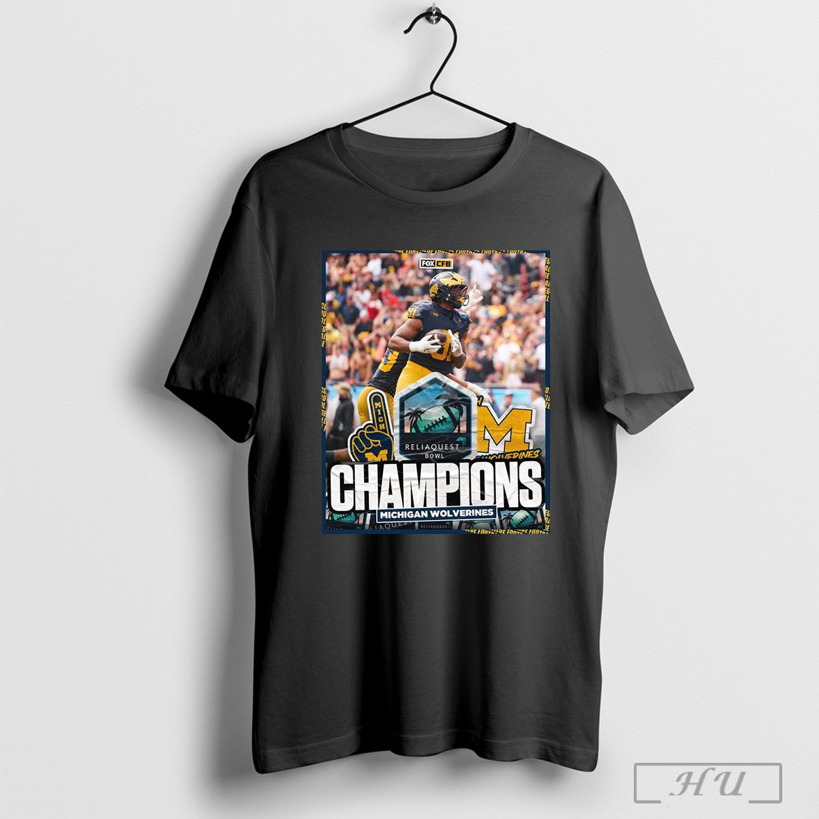 Reliaquest Bowl Champions Michigan Wolverines Win Alabama Crimson Tide Poster T Shirt