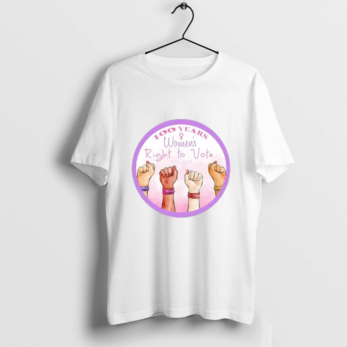 100 years right to vote centennial xix 19th amendment suffragette woman voting shirt