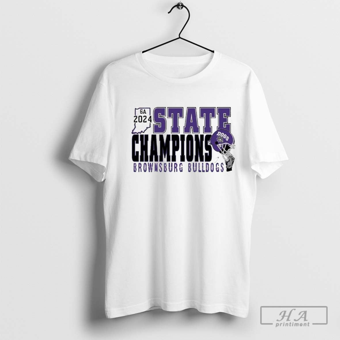Brownsburg Bulldogs 6a State Champions 2024 Shirt