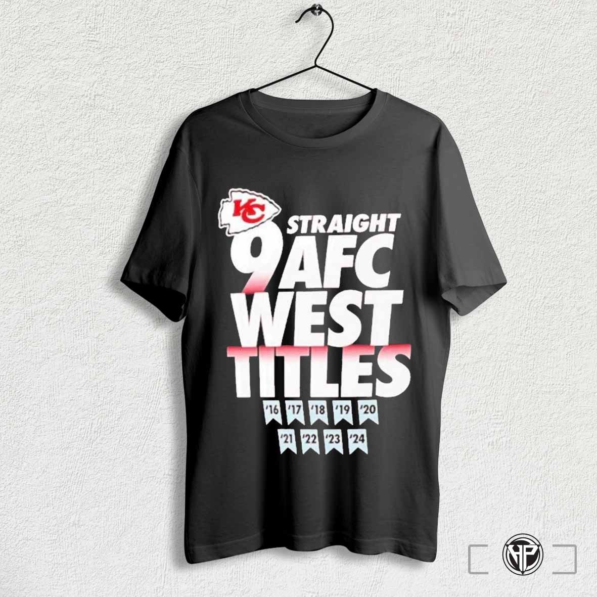Officialkansas City Chiefs 9 Straight Afc West Division Champions Our Time Is Now 2024 Shirts Sweatshirt