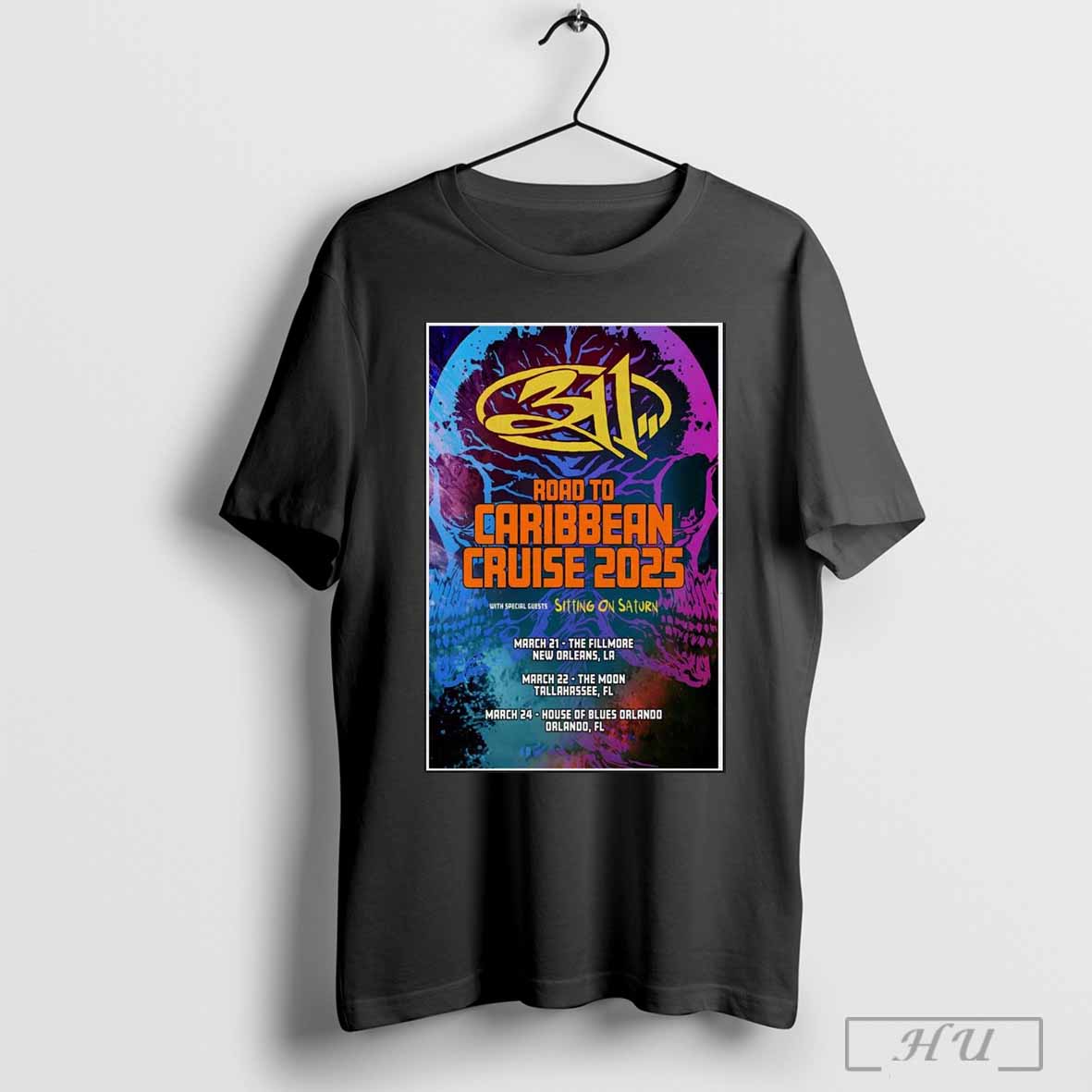 311 Road To Caribbean Cruise On March 2025 Tour Poster T Shirt