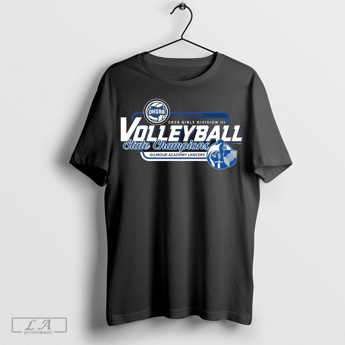 2024 OHSAA Volleyball Division III State Champions Gilmour Academy Lancers T-Shirt