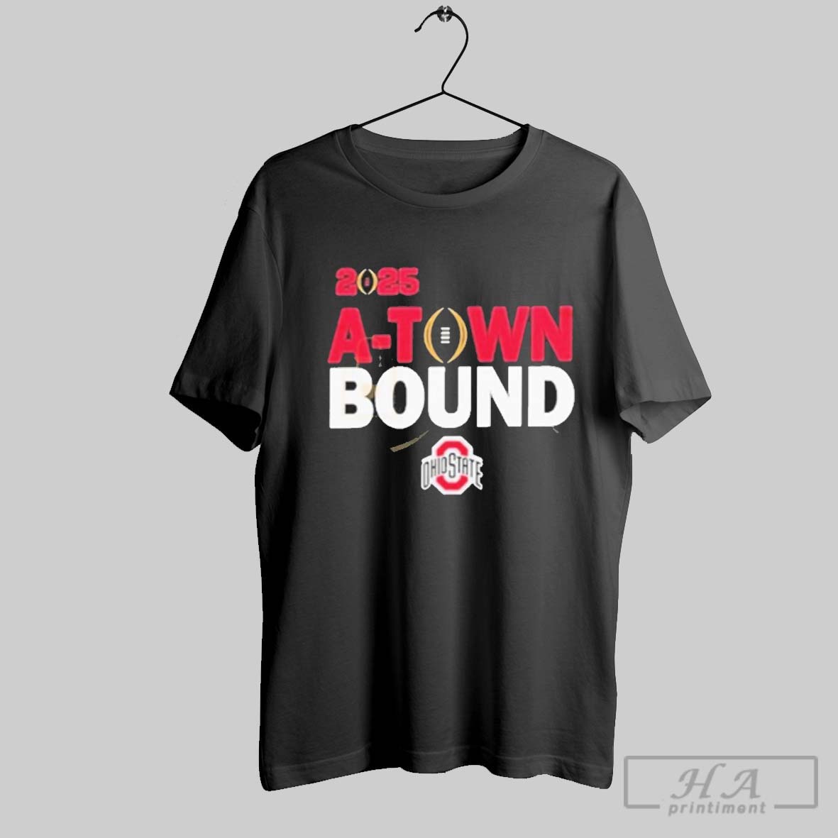 2025 A Town Bound Ohio State Buckeyes Title National Championship Bound Shirts