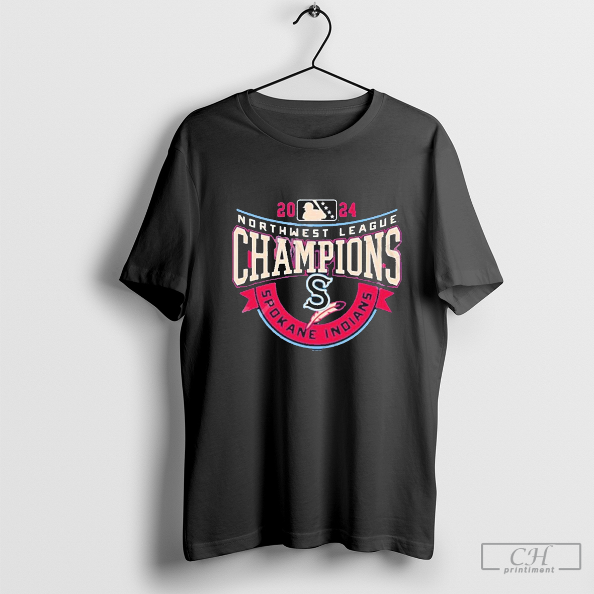 Spokane Indians 2024 Northwest League Champions T-Shirt