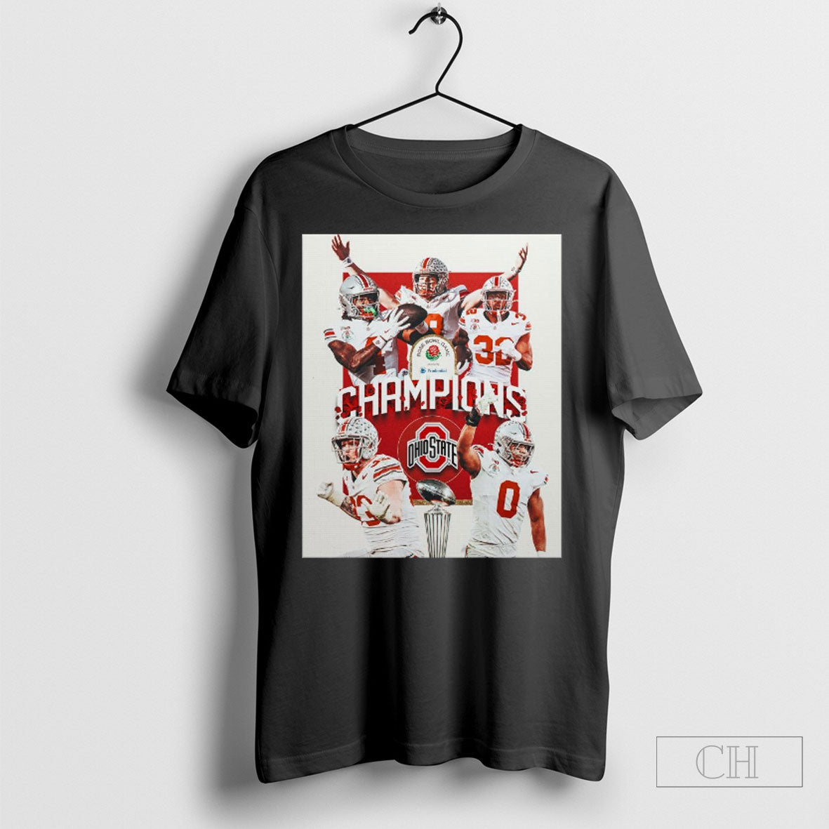 Ohio State Football Defeat Oregon Ducks 2025 Rose Bowl Champions Go Bucks Poster T Shirt