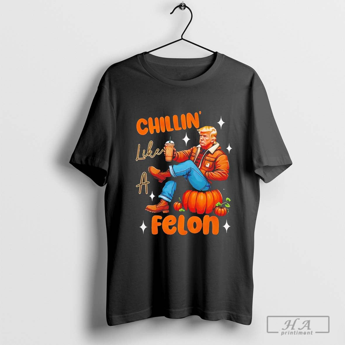 Trump Chillin like a Felon Halloween Shirt
