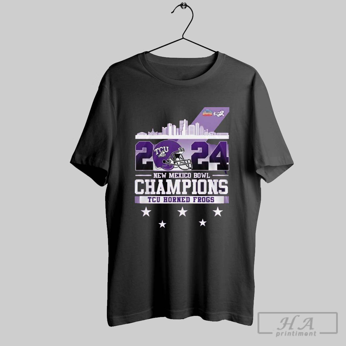 Official Tcu Horned Frogs New Mexico Bowl Champions 2024 T Shirts