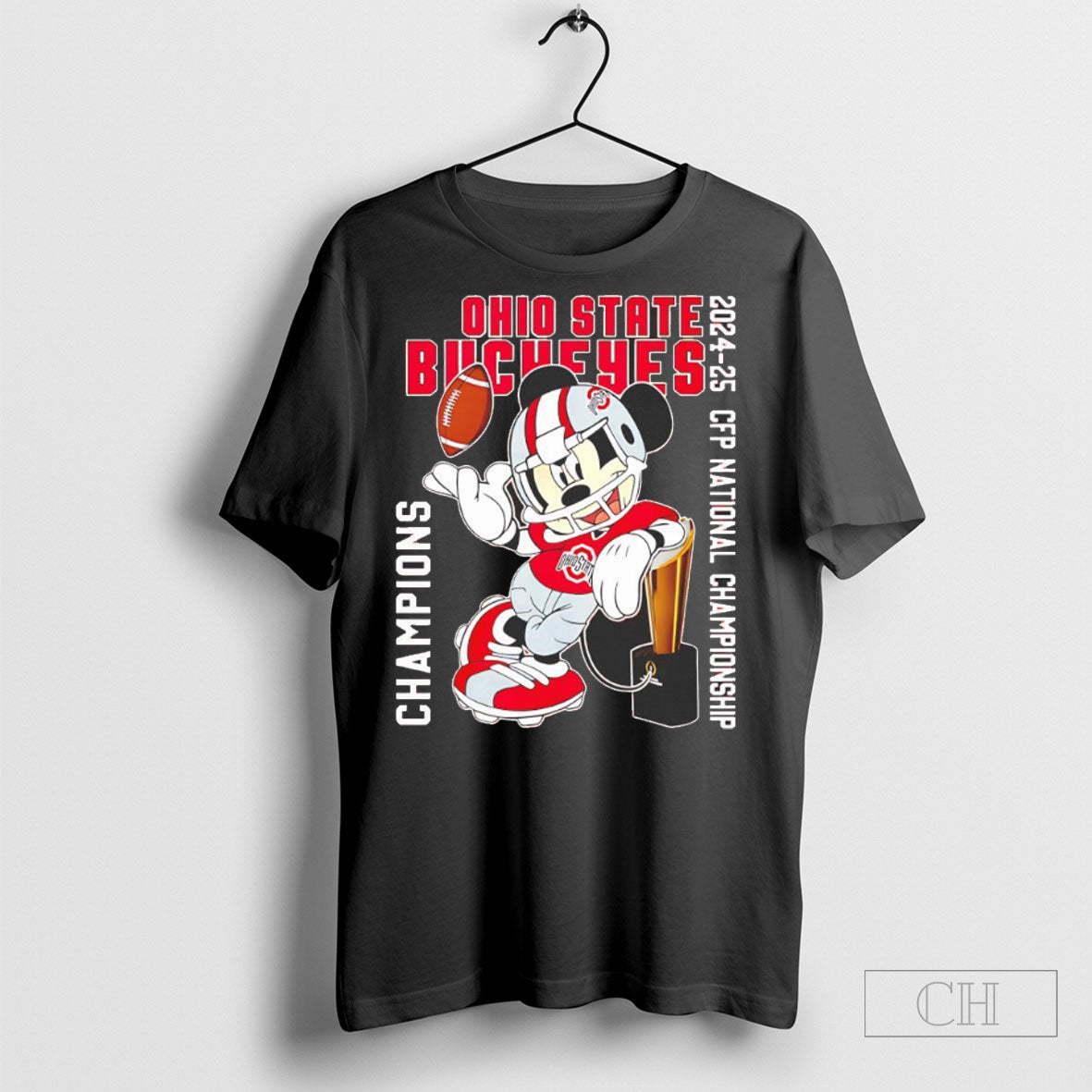 Ohio State Buckeyes Ncaa X Mickey Mouse 2024 25 Cfp National Championship Shirt