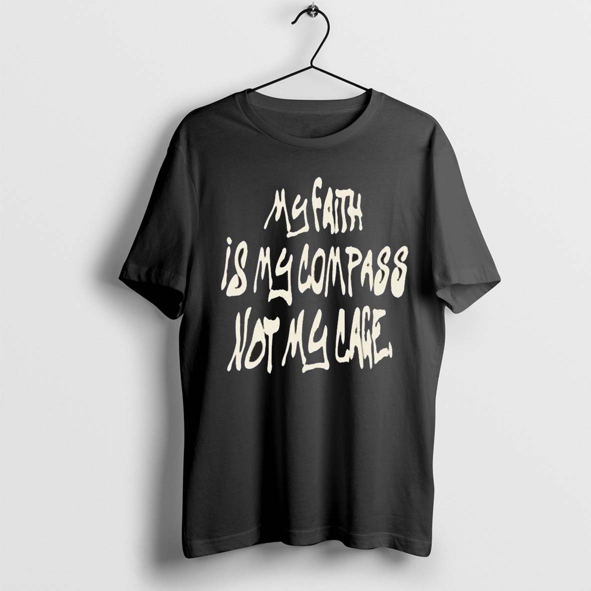 116 Unashamed My Faith Is My Compass Not My Cage Shirt