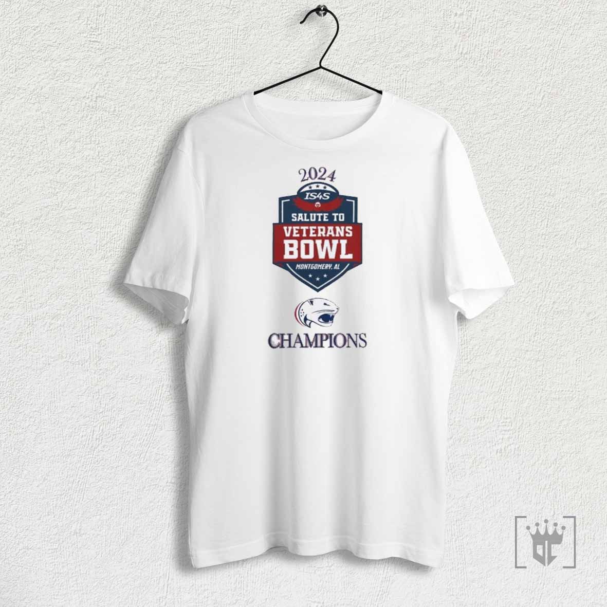South Alabama Jaguars 2024 Veterans Bowl Champions T Shirts