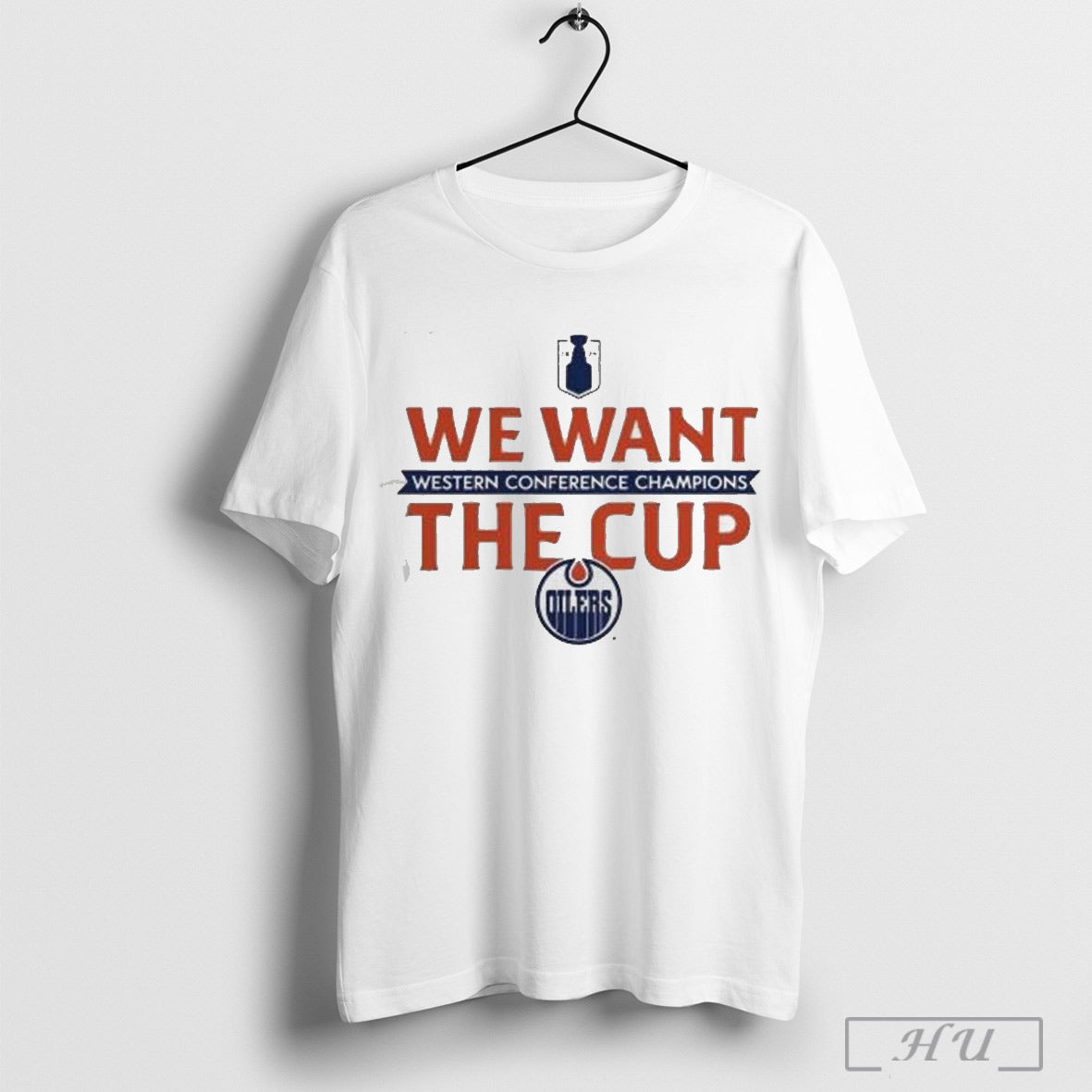 Official Western Conference Champions Edmonton Oilers 2024 We Want The Cup T Shirt