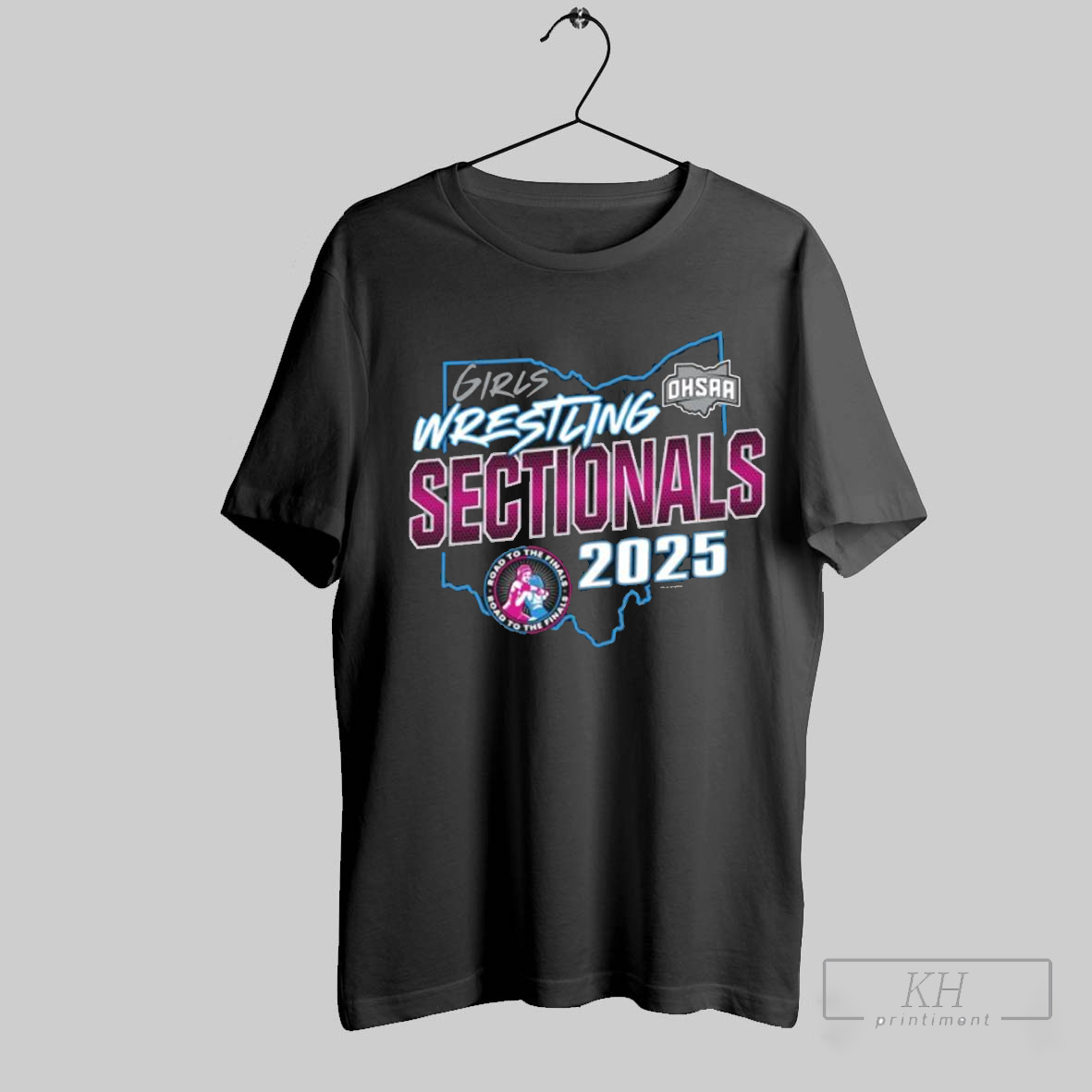2025 Ohsaa Girls Wrestling Sectionals Shirt T Shirt