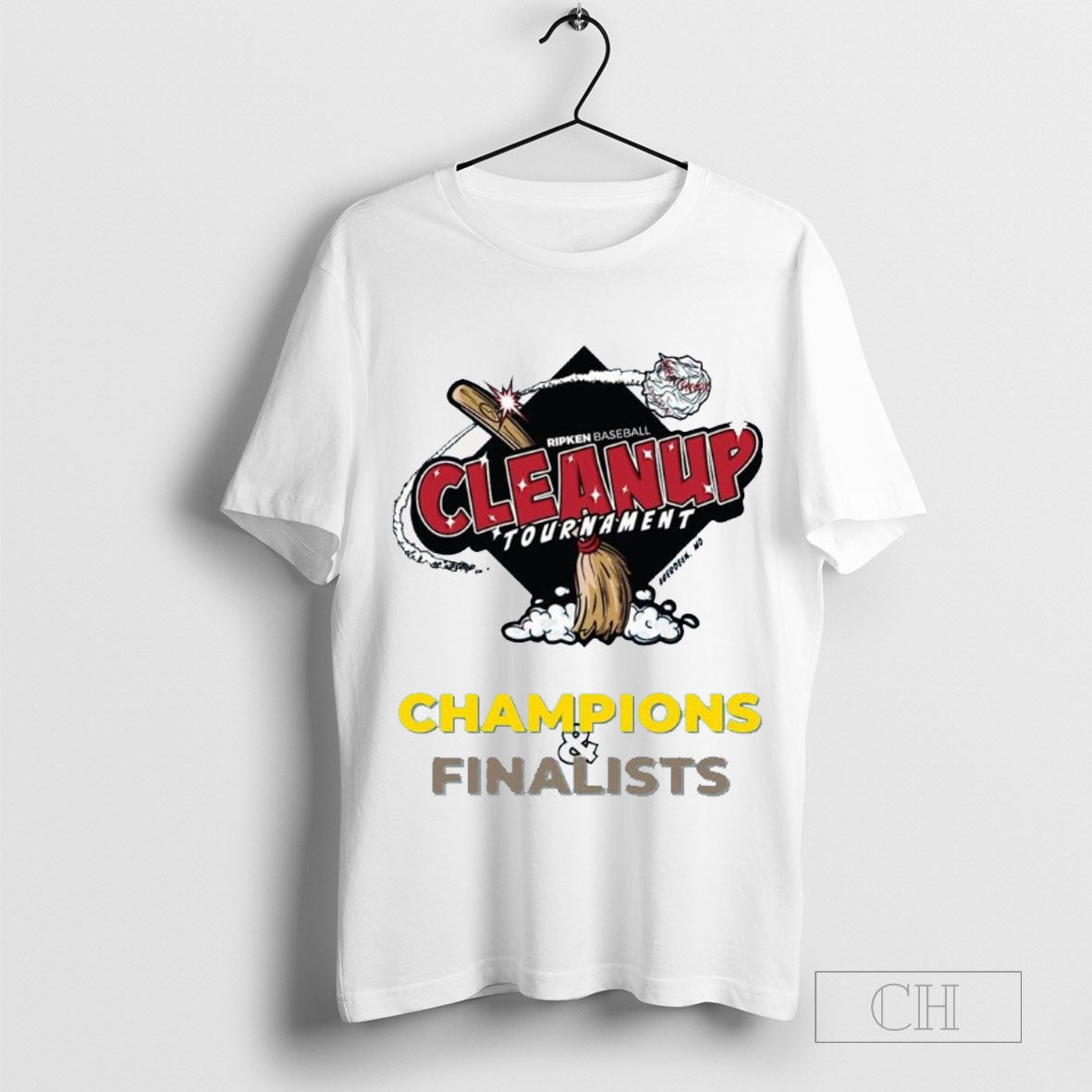Official Ripken Baseball Clean Up Tournament Champions And Finalists Aberdeen Md T Shirt Sweater