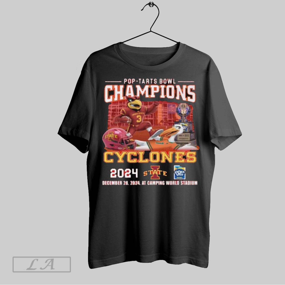 Pop Tarts Bowl Champions Iowa State Cyclones 2024 T Shirt