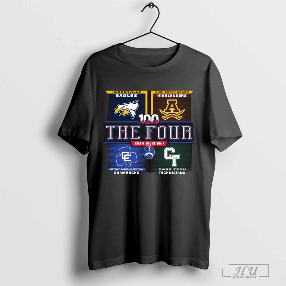 2024 MHSAA Football D1 The Four T-Shirt