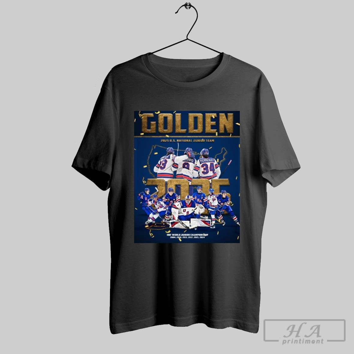 Original Congrats Team Usa Golden Is Still 2025 Iihf World Junior Champions Shirt