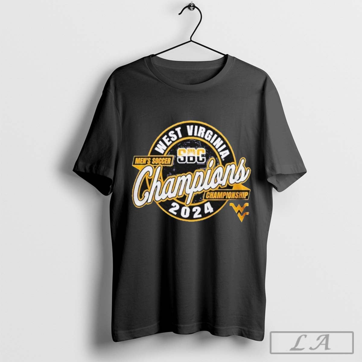Official WVU Men’s Soccer Sun Belt Champions 2024 T-Shirt