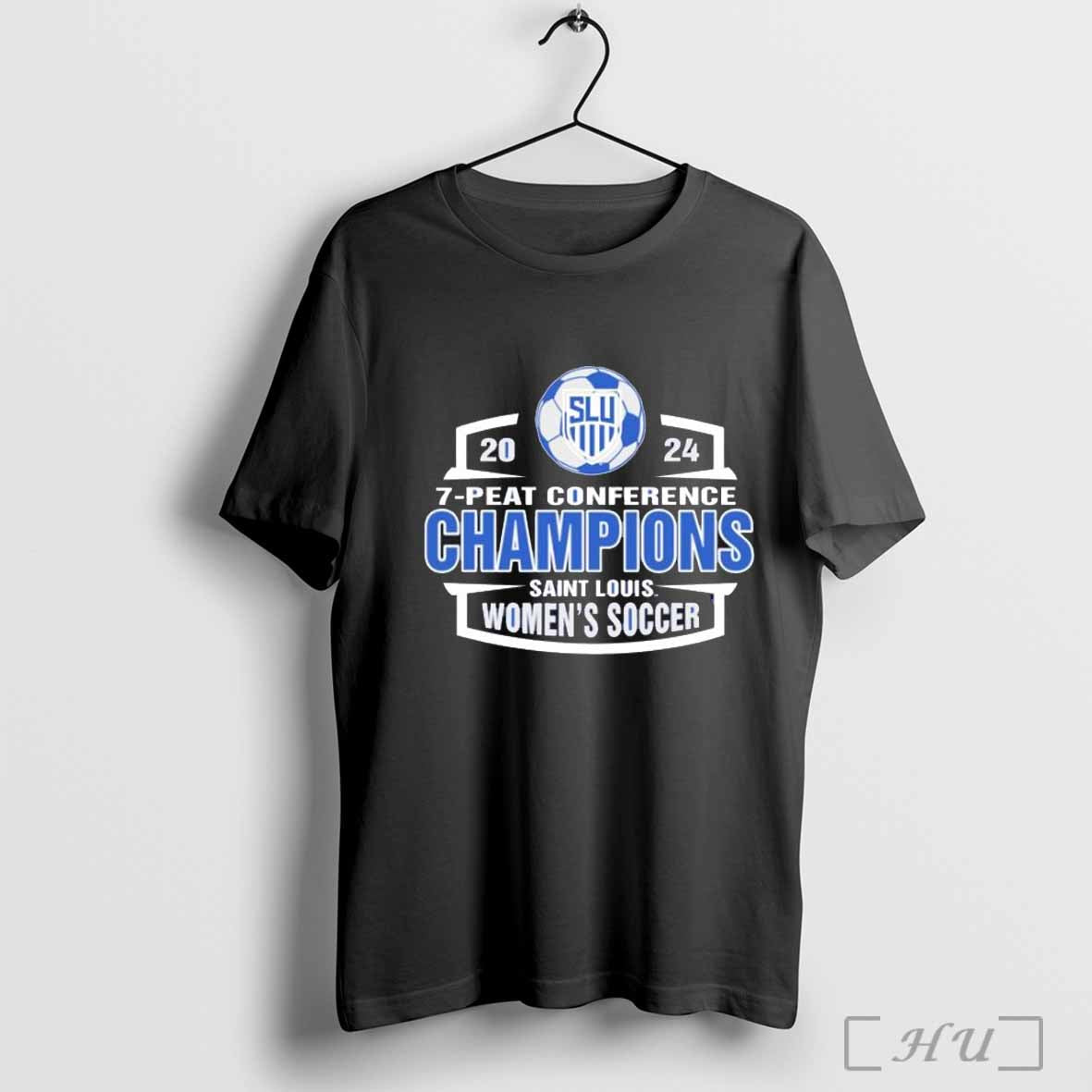 Saint Louis Women’s Soccer 2024 7 Peat Conference Champions Shirt