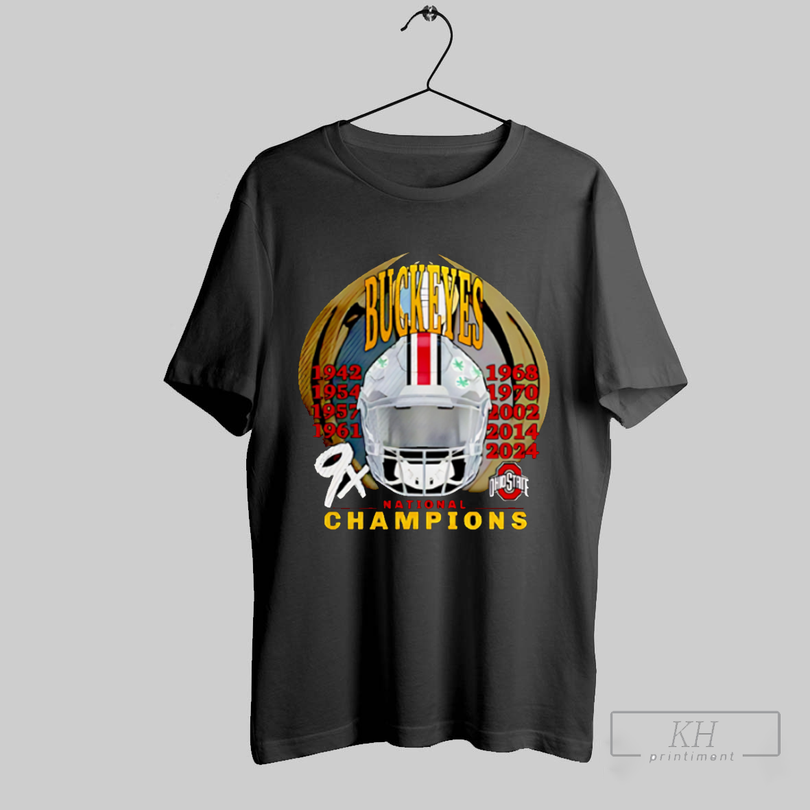 Buckeyes 9x National Champions Shirt T Shirt