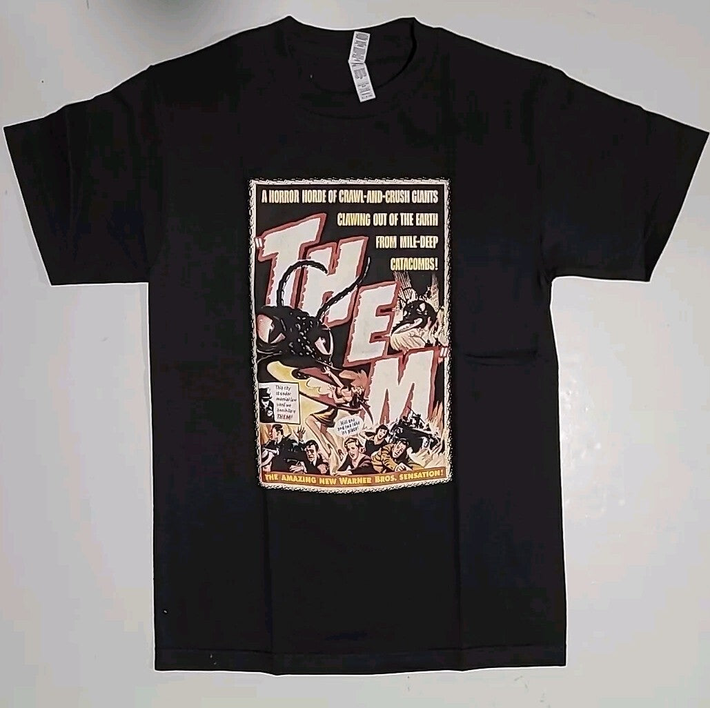"THEM" (Best Ants Horror Film) Men's Unisex T-Shirt - Available Sm to 3x -new