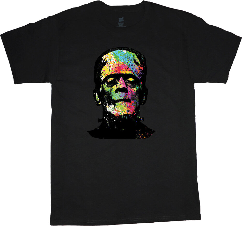 Frankenstein T-shirt Mens Halloween Shirts Monster Horror Movie Mens Graphic Tee
