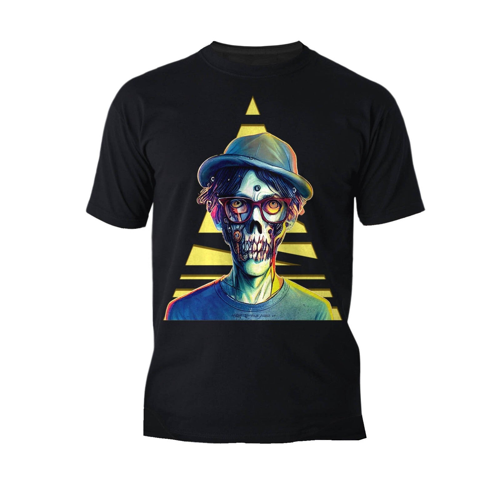 Halloween Horror Zombie Monster Cool Festival Party Fine Art Men's T-Shirt