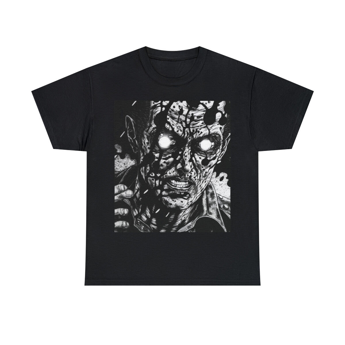 Scary Dark Fantasy Horror T Shirt Halloween Death Metal Disturbed Streetwear Emo
