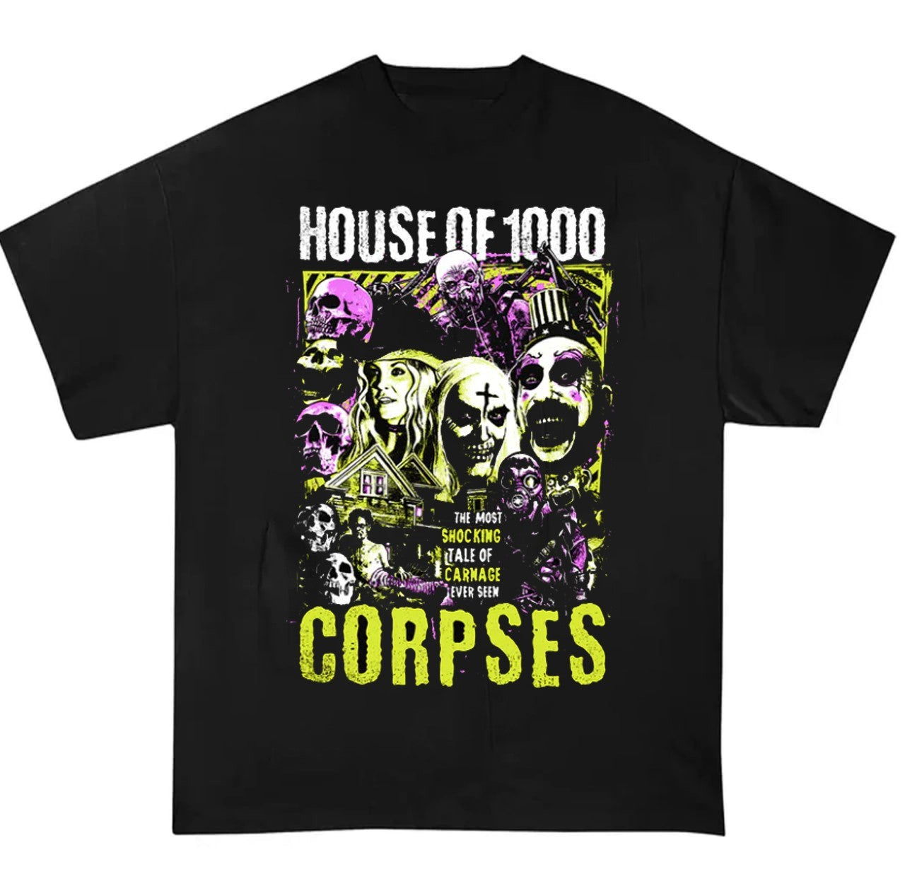 House Of 1000 Halloween Horror Character Shir Unisex, Graphic Gift S-5XL