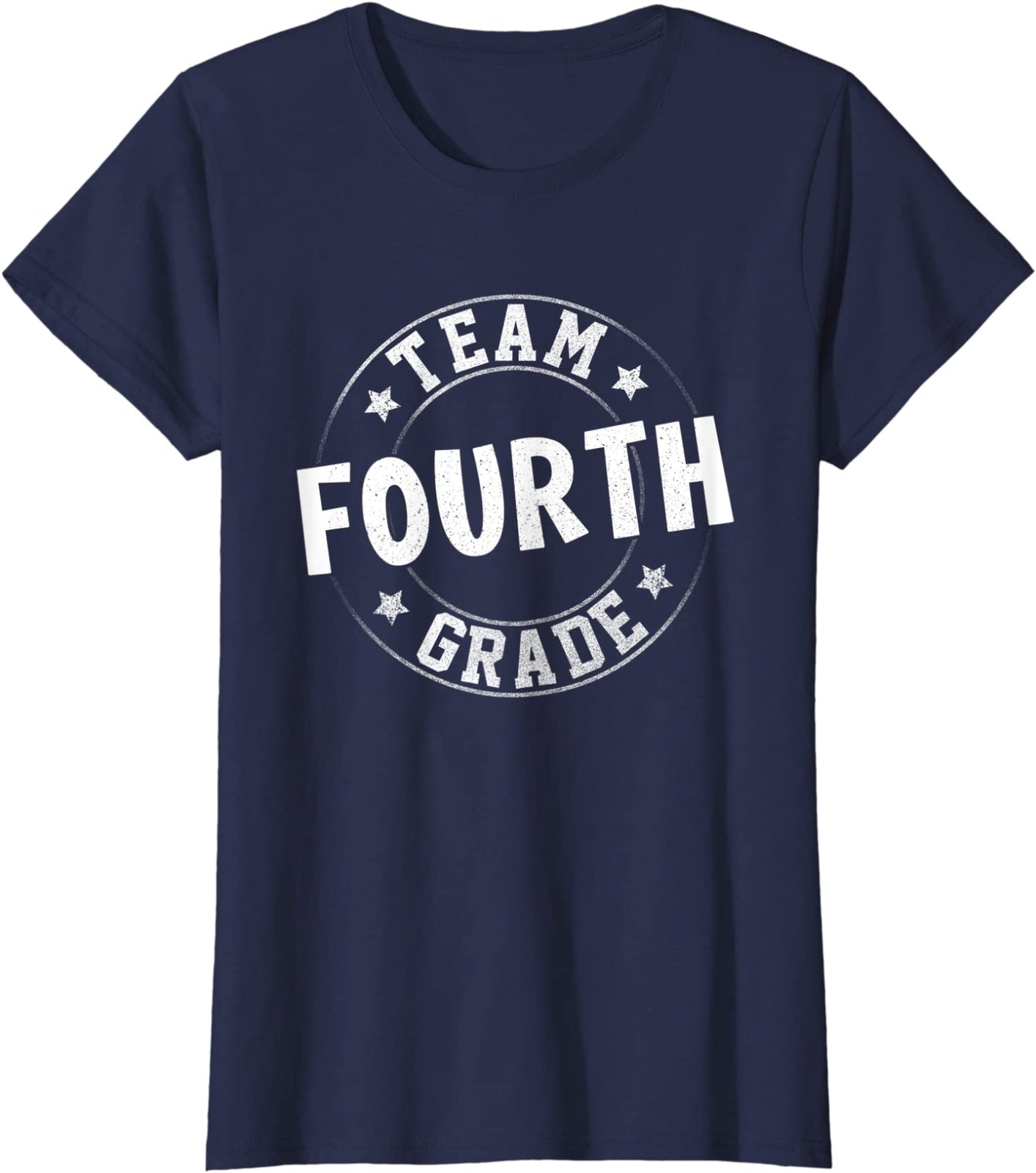 Team Fourth Grade Teacher Student Back To School 4th Ladies' Crewneck T-Shirt