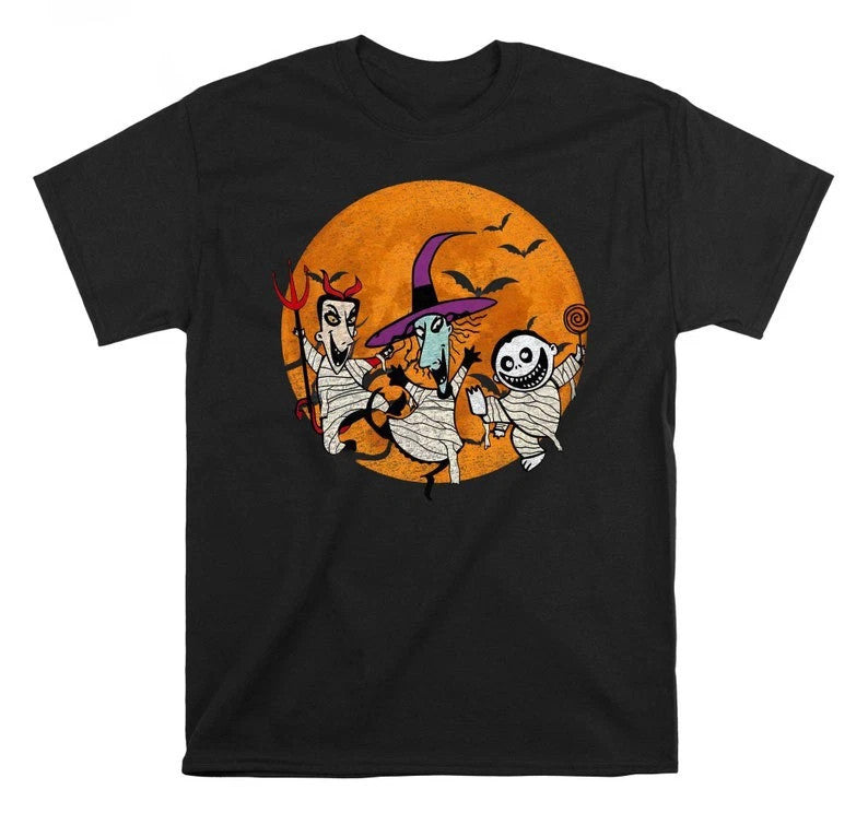 Halloween Lock Shock & Barrel Cosplay Mummy Trick Or Treat Tshirt Men Women1