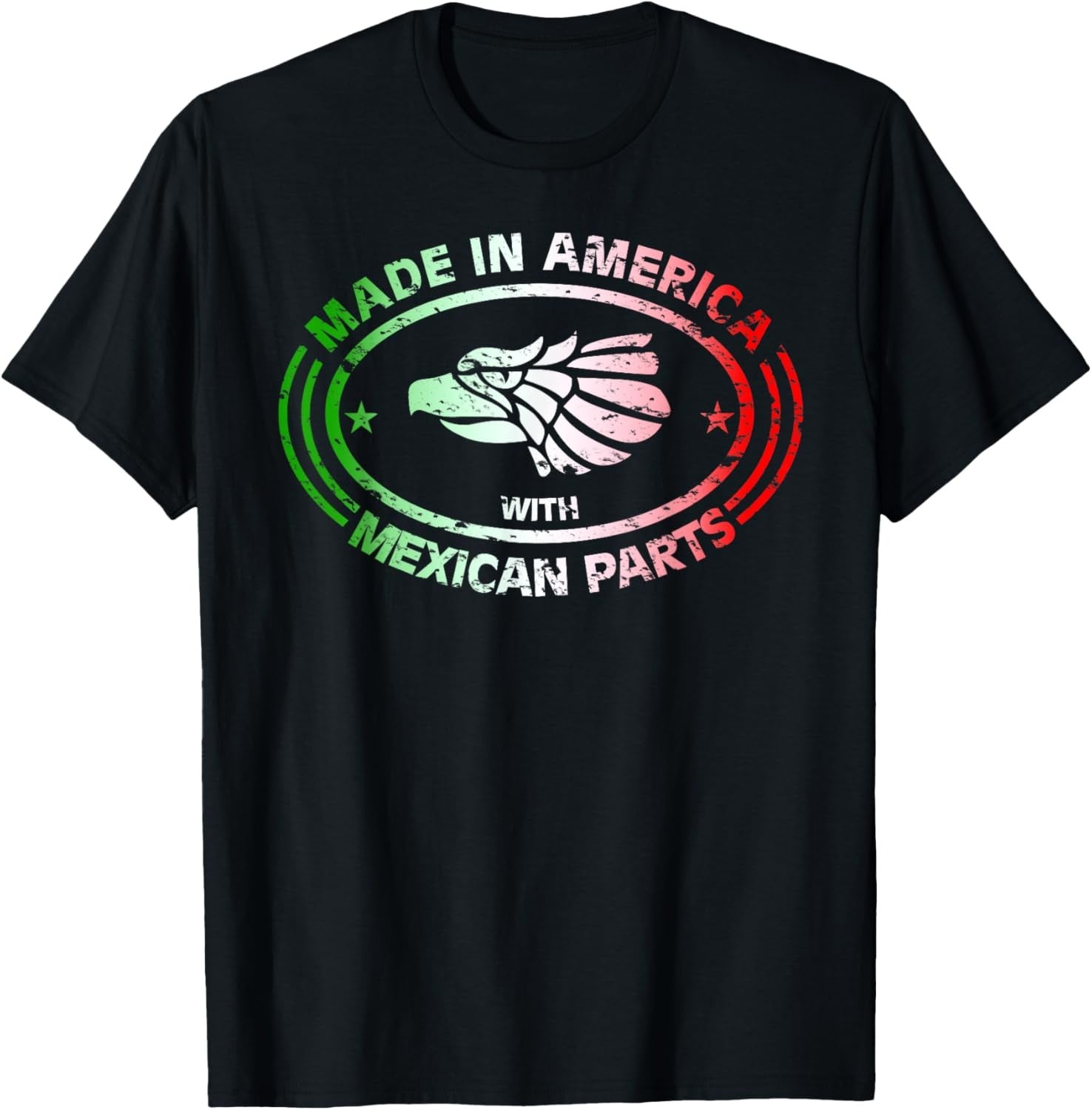 Made in America Mexican Parts, American Pride Shirt T-Shirt