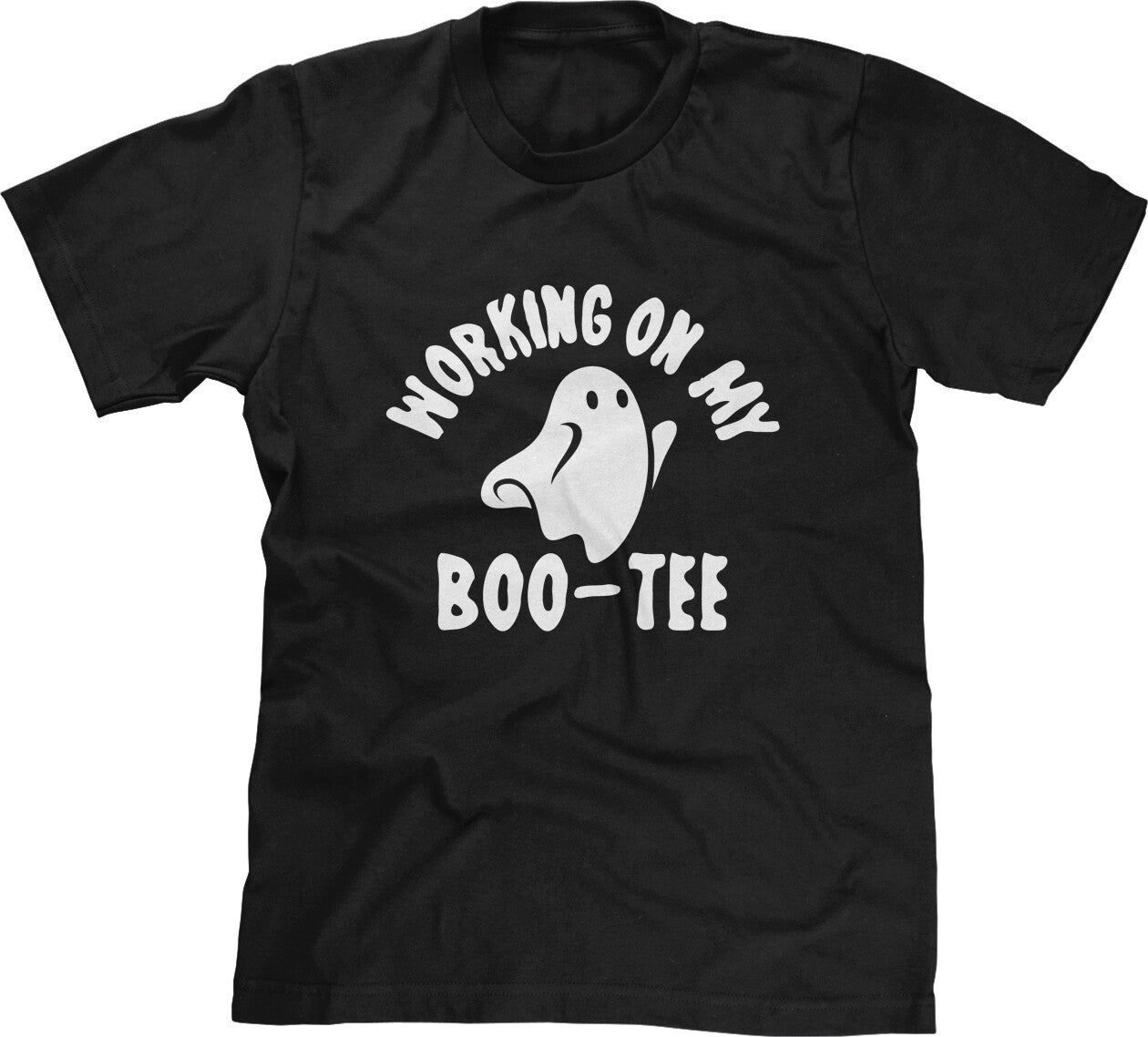 Boo-Tee Trick or Treat Halloween Costume Party Funny Humorous Ghosts Mens Tee