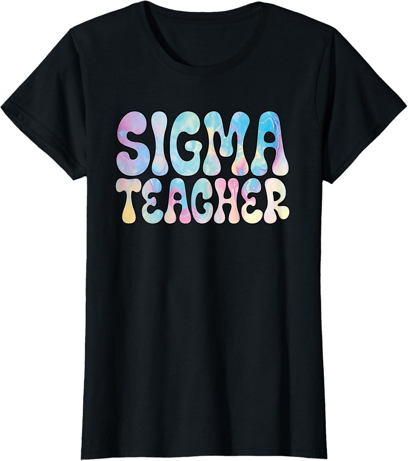 Sigma Teacher Back To School Black T-Shirt