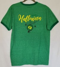 ICE International Construction Equipment Halloween T-Shirt Sz L Trick or Treat