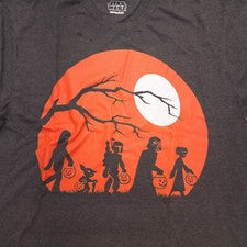 Star Wars Trick Or Treat Halloween T-Shirt Men's LG - Chewy, Yoda and More