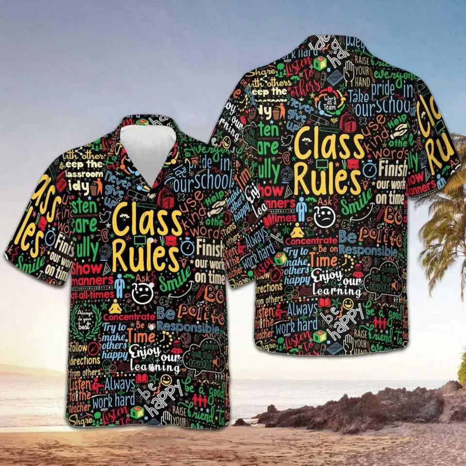 Teacher Hawaiian Shirt, Back To School Shirt