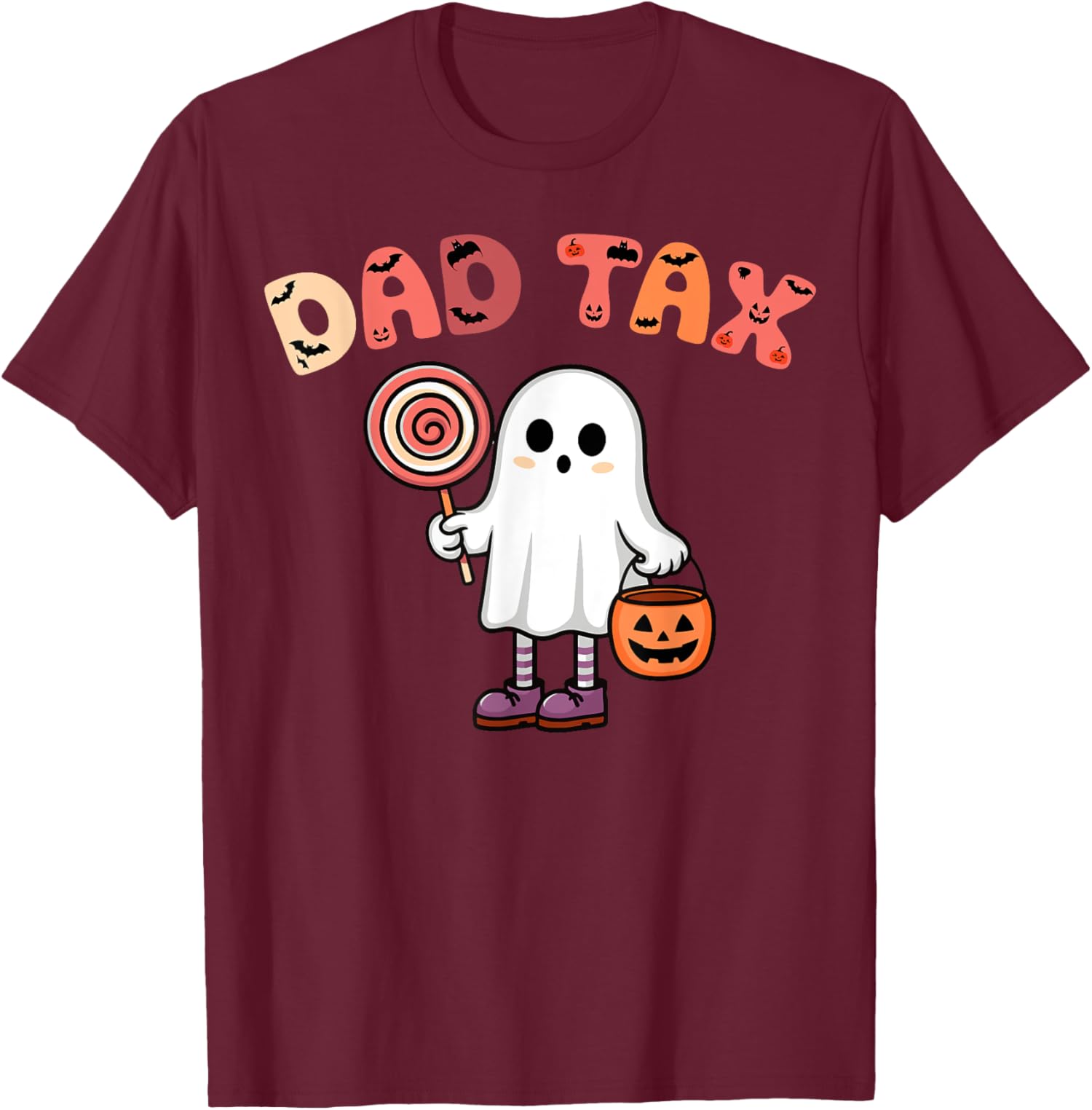 Dad Tax Halloween Trick Or Treat Candy Pumpkin Dad Unisex T-Shirt
