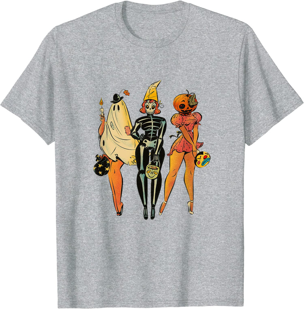Ghost Pumpkin Jack O Lantern Halloween Trick Or Treat Unisex T-Shirt