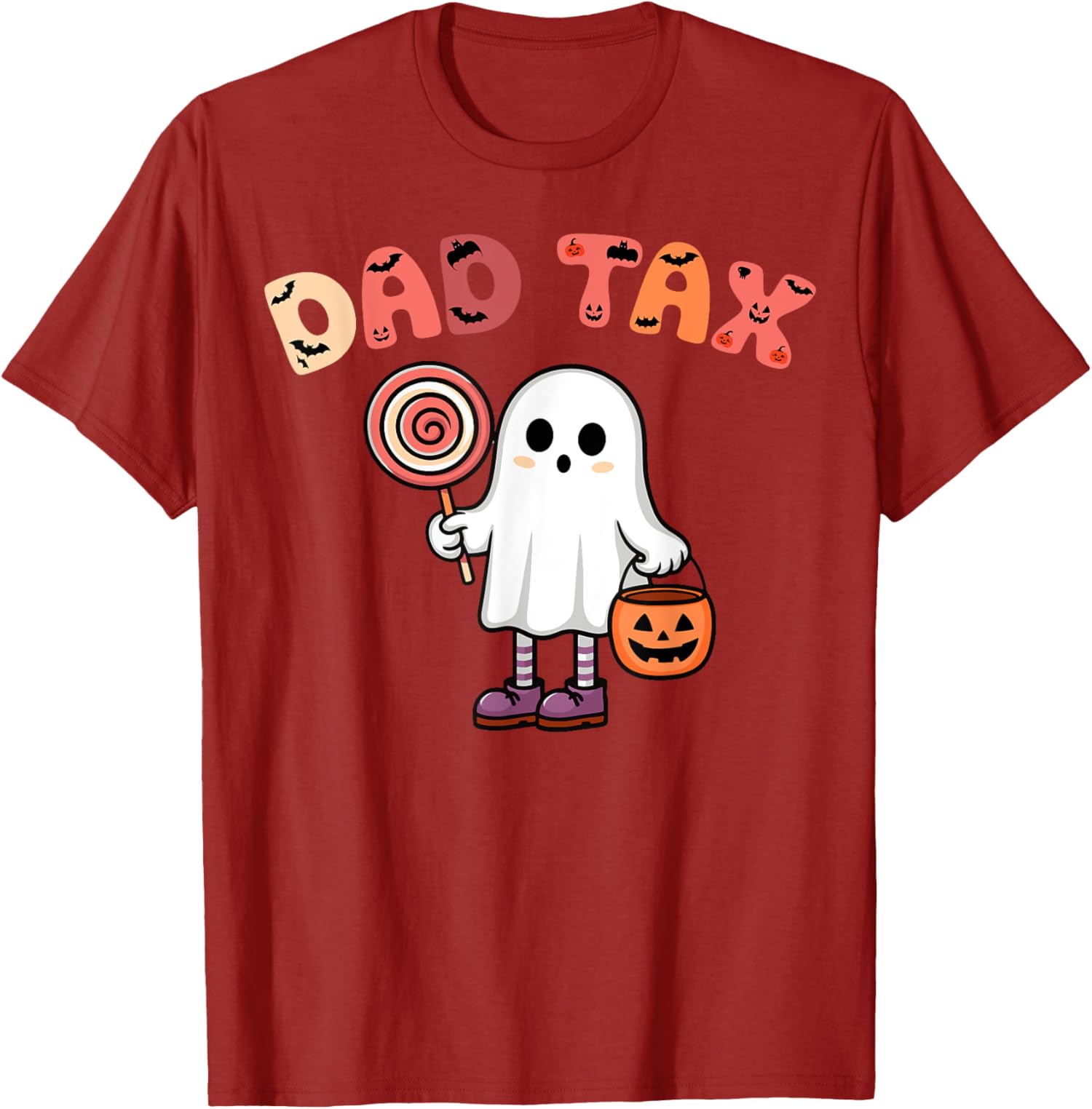 Dad Tax Halloween Trick Or Treat Candy Pumpkin Dad Unisex T-Shirt