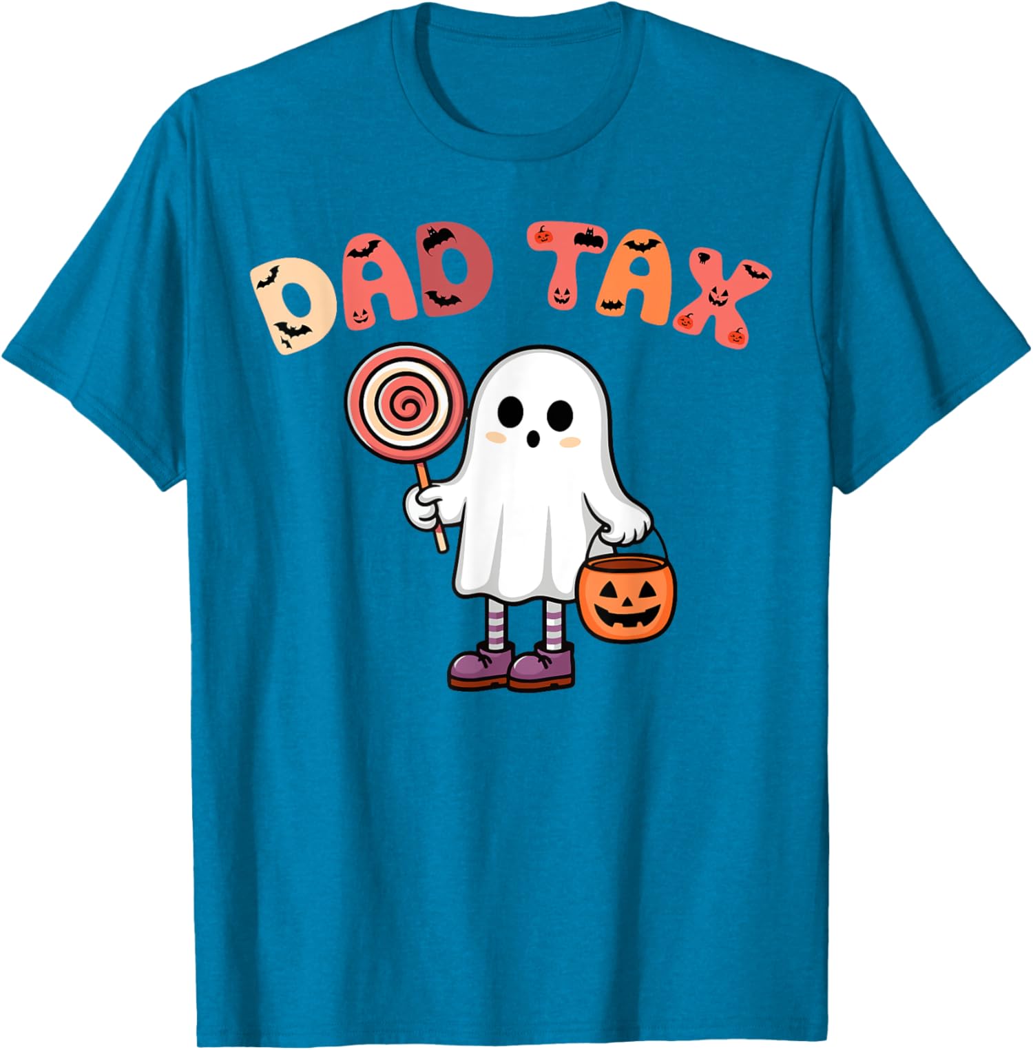 Dad Tax Halloween Trick Or Treat Candy Pumpkin Dad Unisex T-Shirt